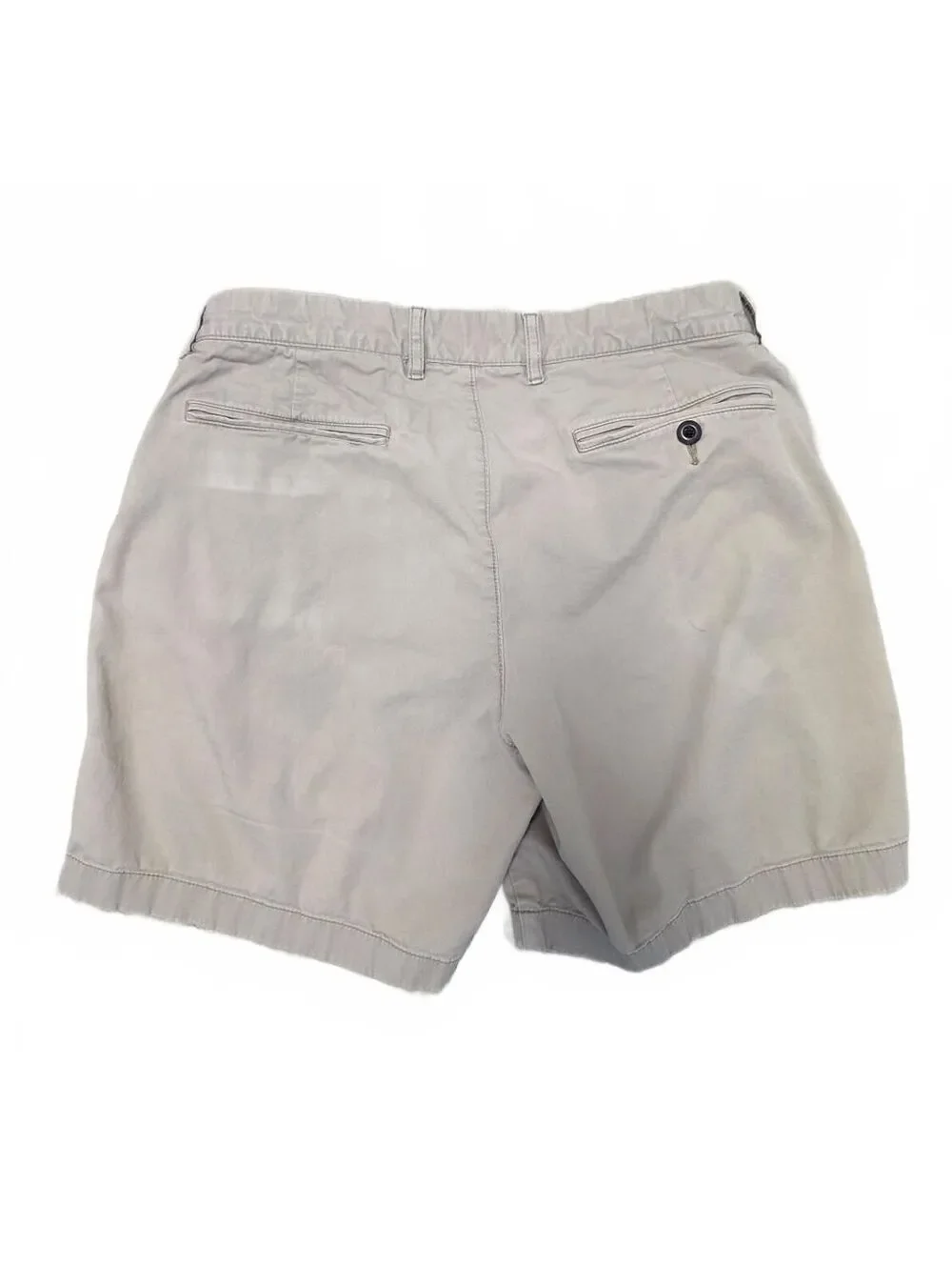 J.Crew men's khaki chino shorts size 30 Preppy Casual flat front tan  school